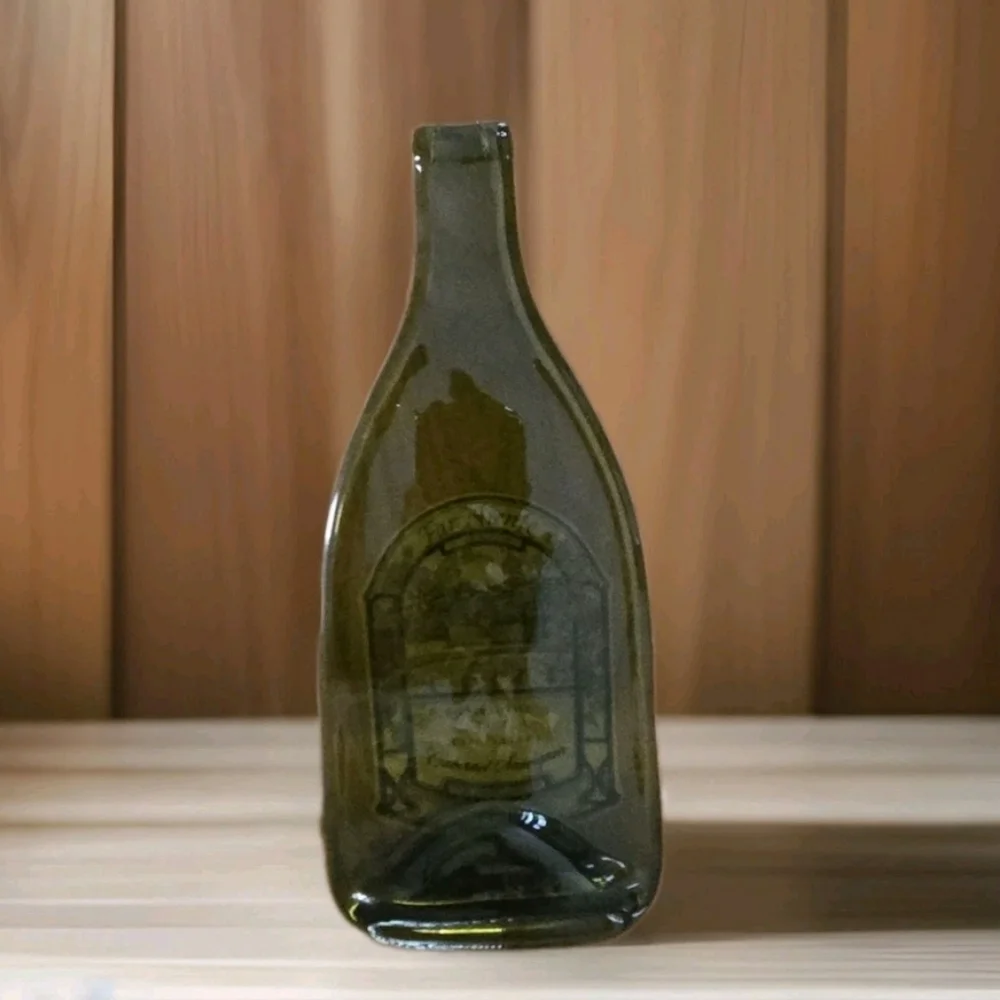 Vintage Far Niente 1991 Upcycled Wine Bottle Cheese Serving Board